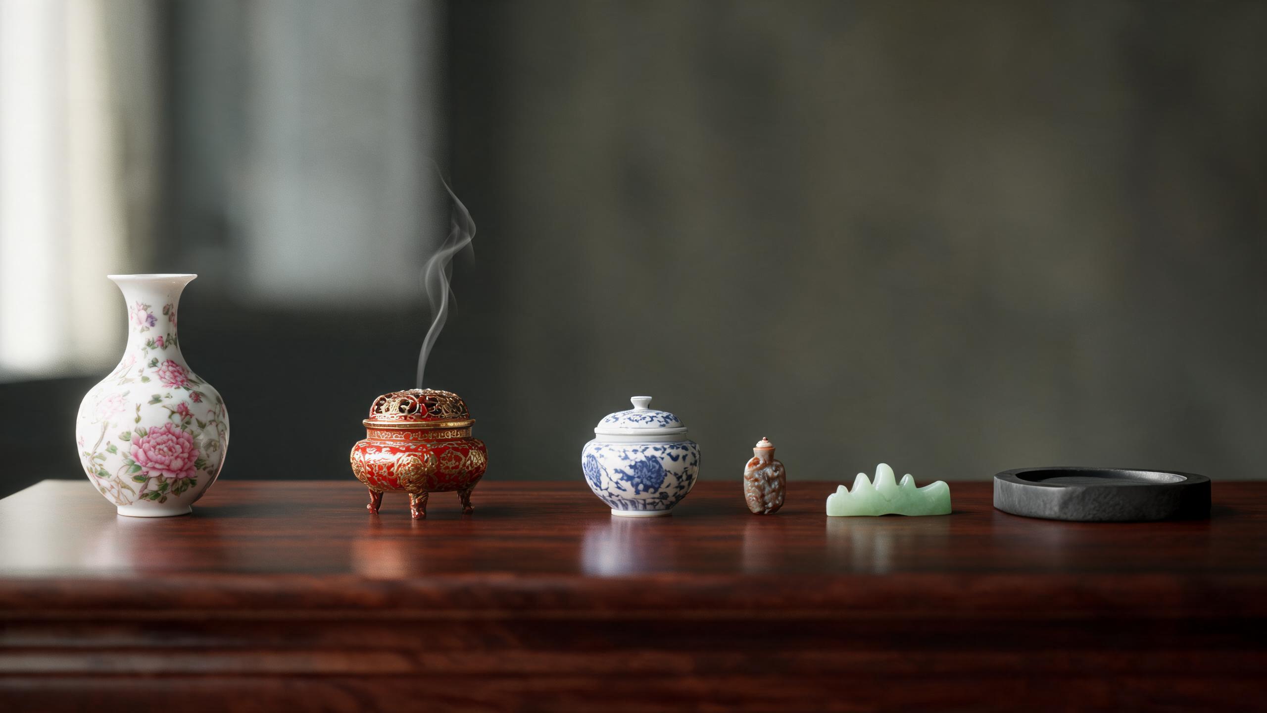 Qing refined objects of the literati