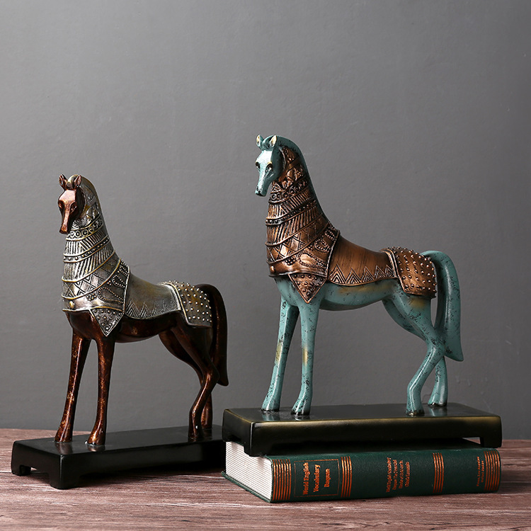 Decorative Ornaments Bronze War Horse Ornaments - Image 2