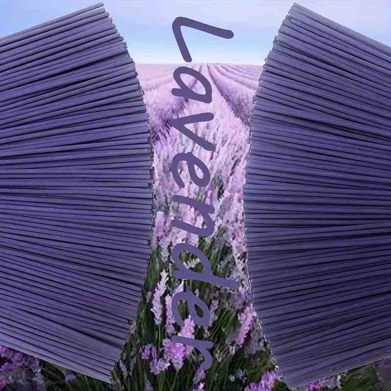 Creative Household Lavender Bamboo Stick Incense 22cm Aromatherapy Sticks - Image 2