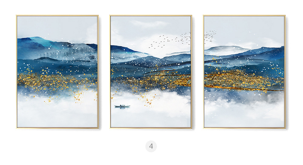 Abstract Modern Home Living Room Decorative Painting New Chinese Style - Image 6