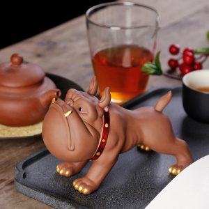 Purple sand tea pet ornaments boutique home tea set accessories small toys tea table decorations tea art furnishings creative cute