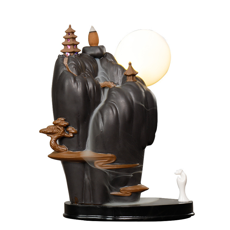 Dehua Ceramic Sandalwood Ornamental Reflux Aromatherapy Furnace - Image 6