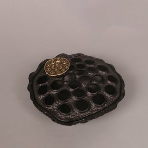 Antique Pure Copper Lotus And Sandalwood Zen Agarwood Incense Burner