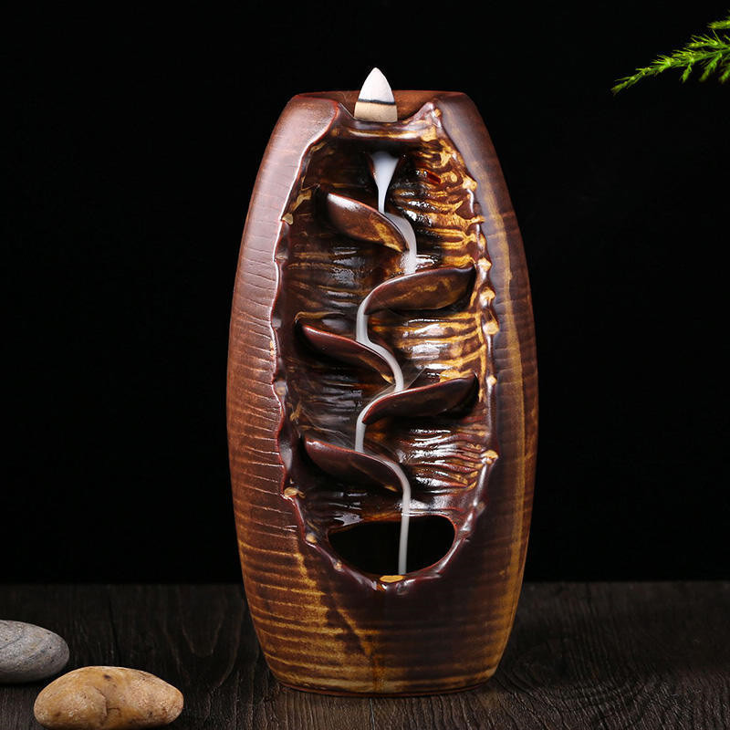 High Mountain Flowing Water Ceramic Backflow Incense Burner Creative Ornaments - Image 3