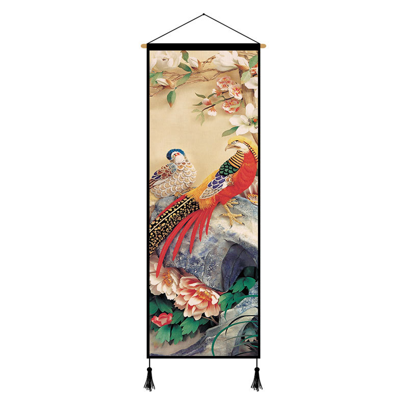 Peony Cloth Art Hanging Painting Background Cloth Decorative Painting - Image 7