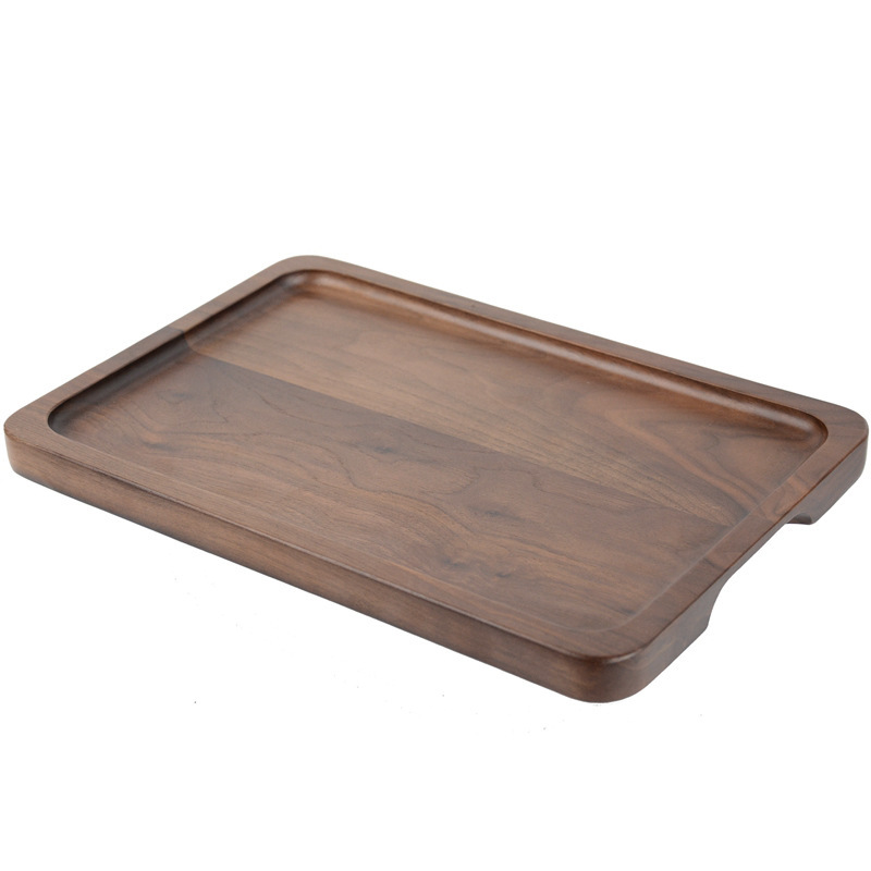 Walnut rectangular tray tray tea tray dessert - Image 9