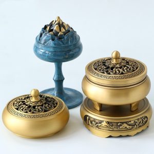 Three-legged Copper Incense Burner Pure Copper Antique Sandalwood Stove