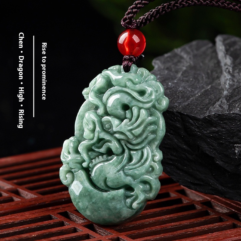 Natural A Cargo Jade Zodiac Rat Ox Tiger Rabbit Dragon Snake Horse And Sheep Monkey Chicken Dog Pig Jade Pendant Ornaments Wholesale - Image 7