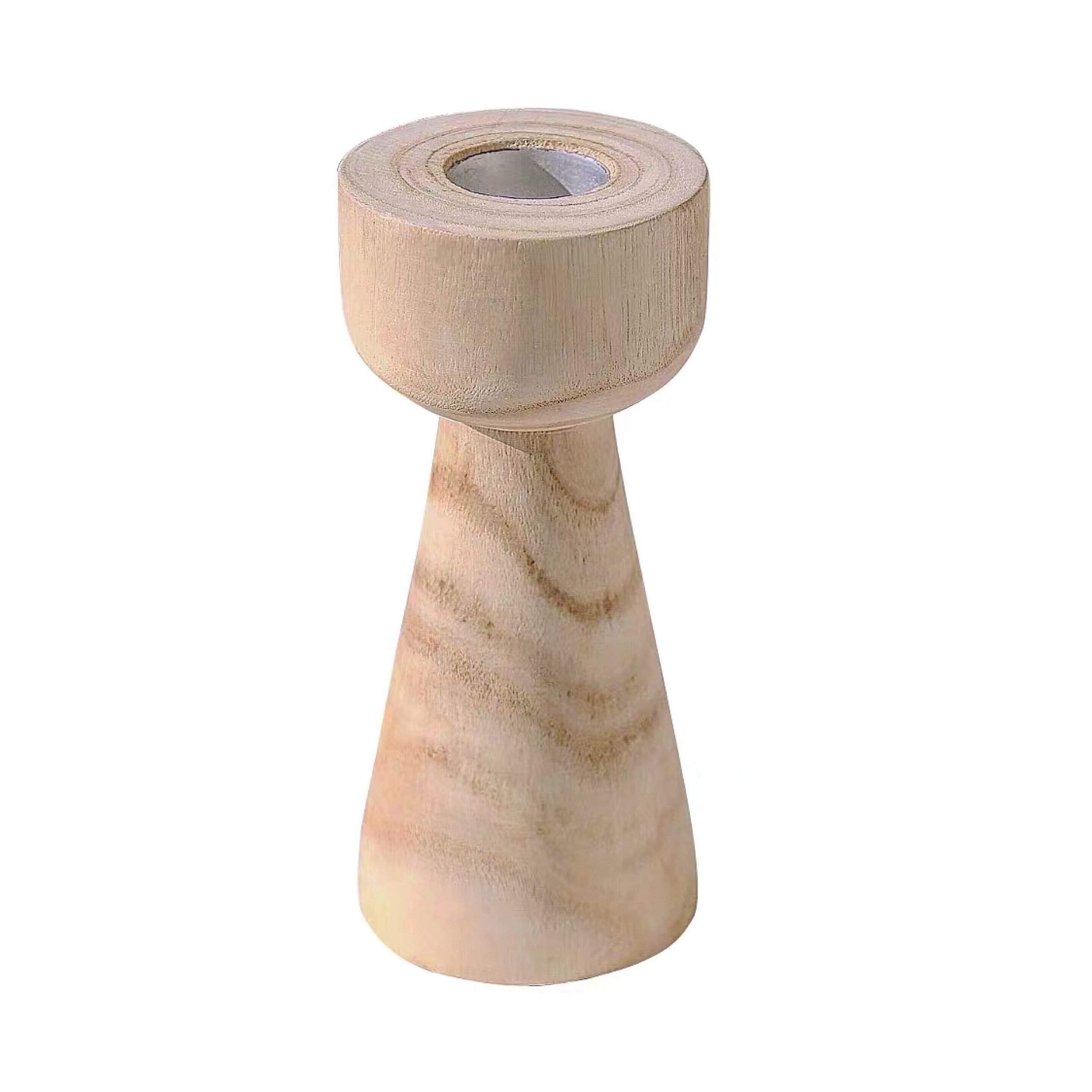 Chinese Style Retro Solid Wood Wood Zen Dried Flower Vase Home Decoration Ornaments - Image 3