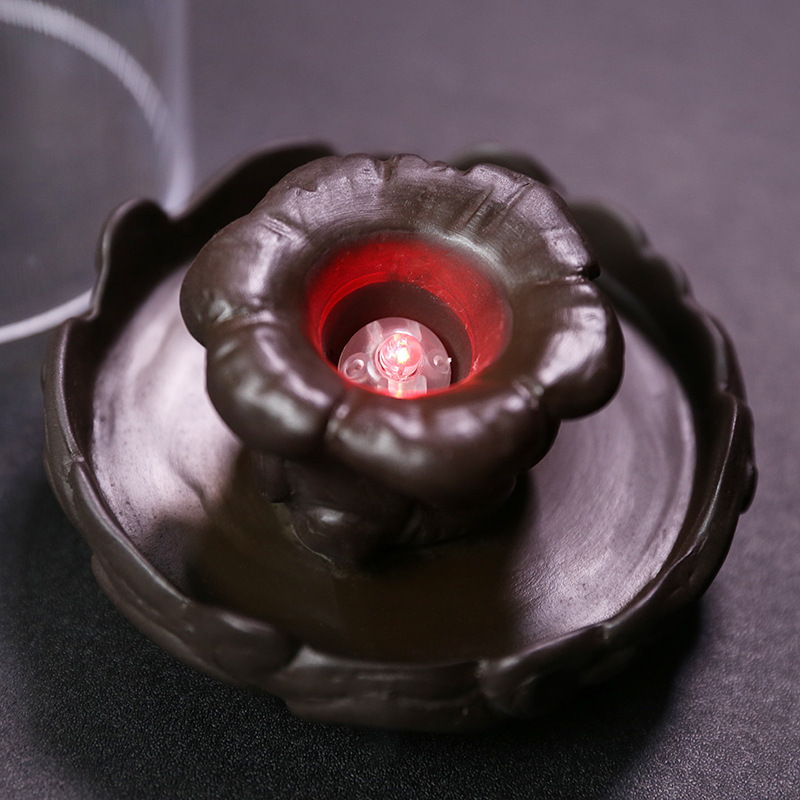 Windproof Buddha Lotus Waterfall Backflow Incense Burner Sun Wukong Monkey King Home Office Tea House Decorate Incense Censer - Image 3