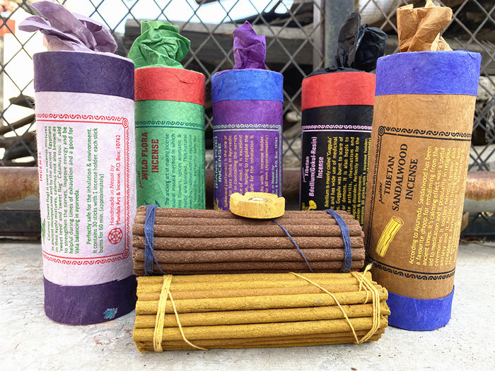 Line Aromatherapy Natural Non-additive Stick Incense Plant Tibetan Aroma Sandalwood Long Incense - Image 3