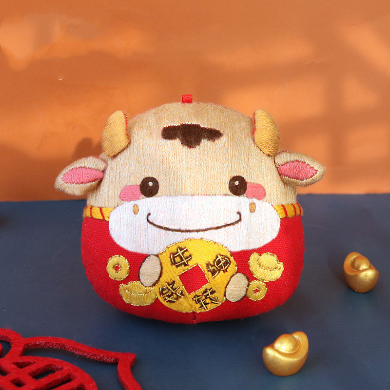 Hand Embroidered Diy Material Bag Zhongkui Sachet - Image 7