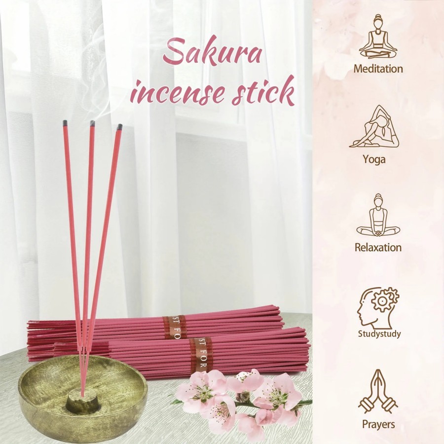 Long-lasting Sweet Cherry Blossom Incense Sticks - Image 4