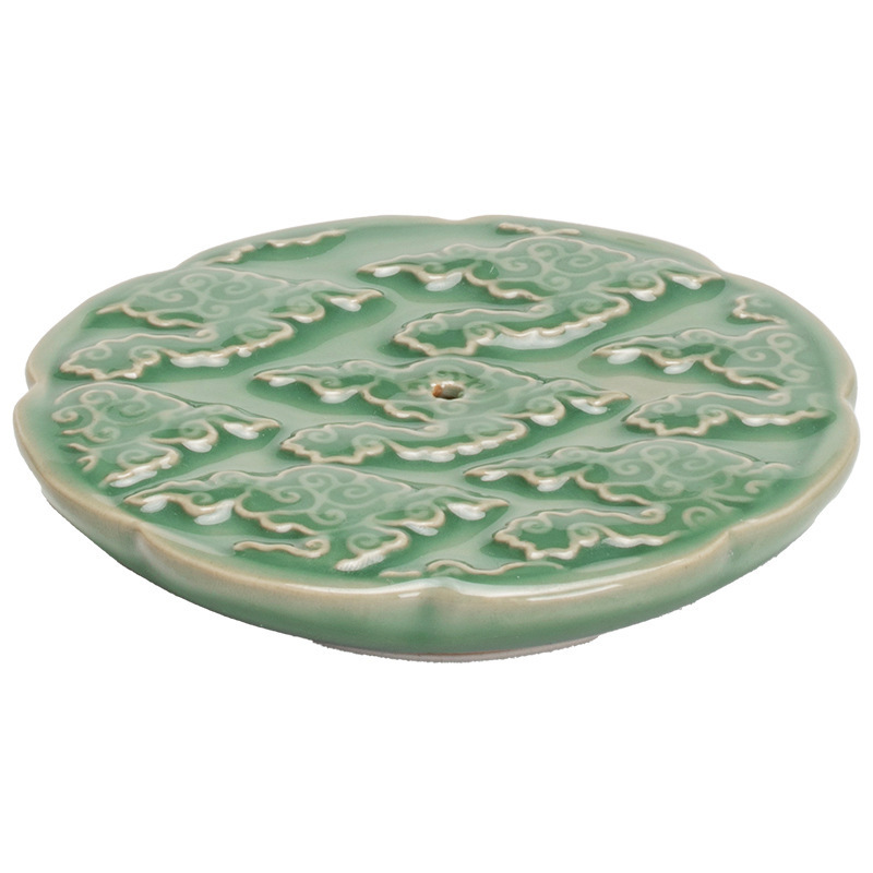 Celadon Incense Sitting Retro Relief - Image 3