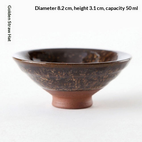 Zisha Ceramic Masters Tenmoku Glazed Kiln Change Gongfu Teacup - Image 9