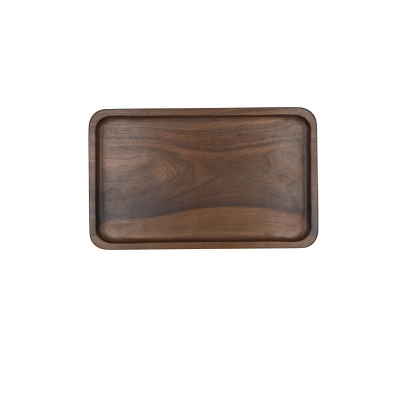 Walnut rectangular tray tray tea tray dessert - Image 5
