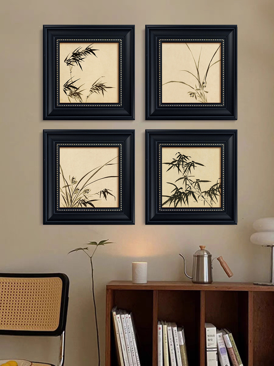 New Chinese Style Living Room French Decorative Painting - Image 7