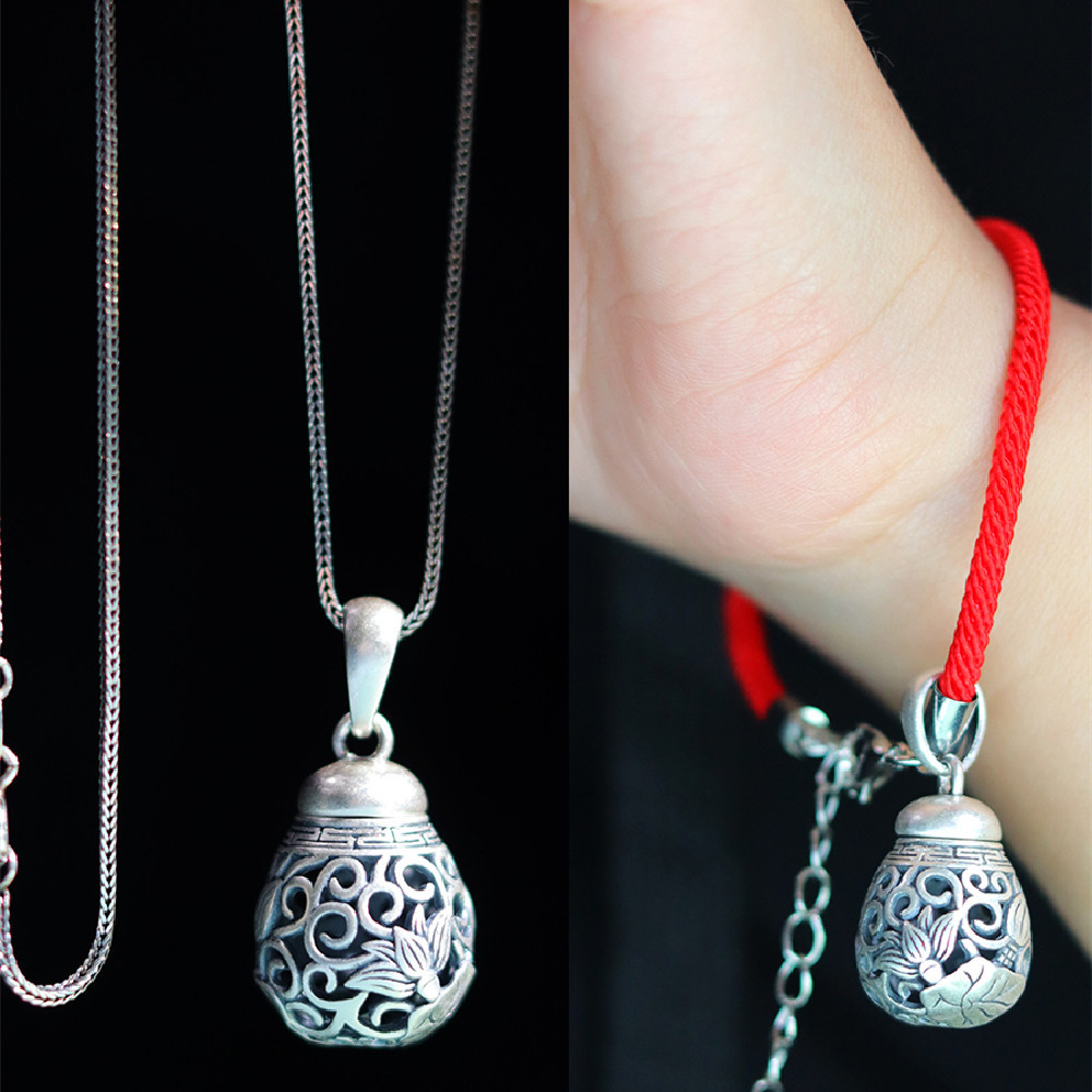 Openwork Sachet Pendant Lotus Hollow Openable - Image 2