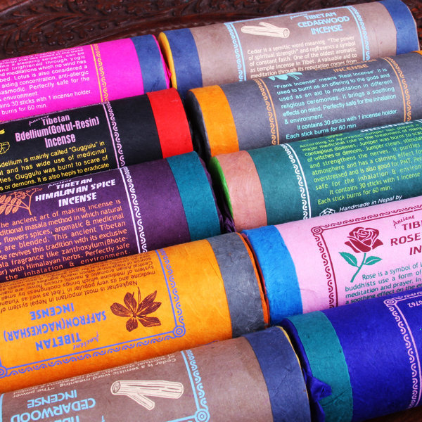Line Aromatherapy Natural Non-additive Stick Incense Plant Tibetan Aroma Sandalwood Long Incense