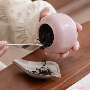 Hand Painted Peach Blossom Tureen Ceramic Portable Suit