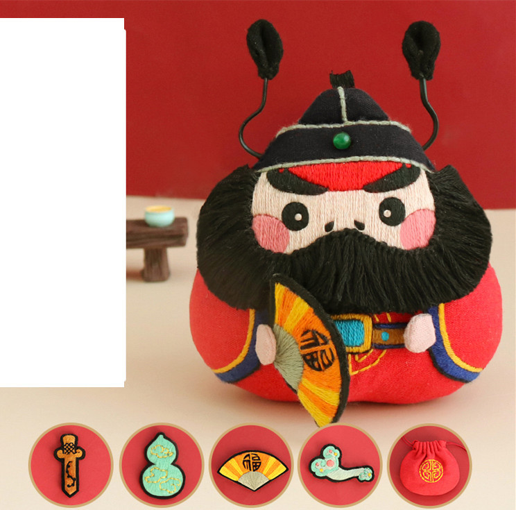 Hand Embroidered Diy Material Bag Zhongkui Sachet - Image 2