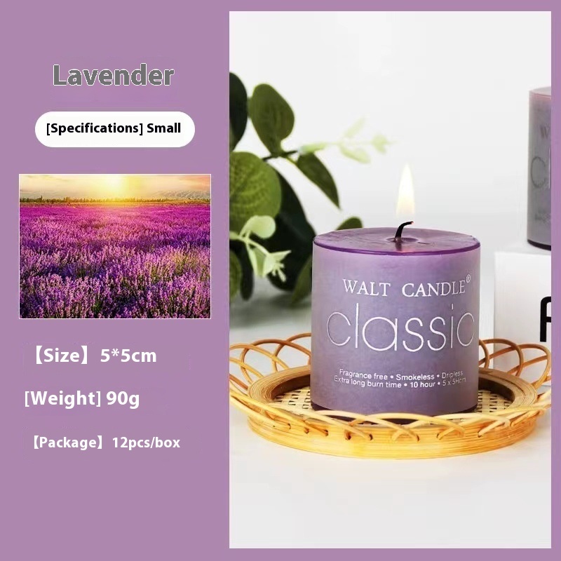 Cylindrical Color Aromatherapy Candle Brilliant Fragrance Candle Smokeless Candles - Image 7