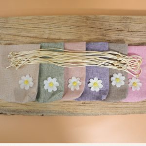 Simple Solid Color Polyester Cotton Sachet Bag