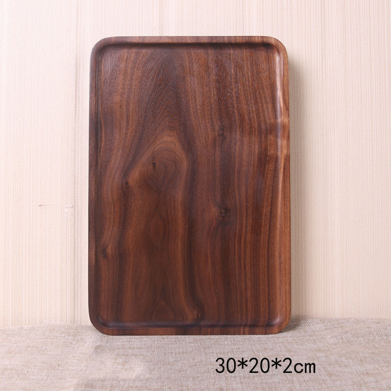 Walnut rectangular tray tray tea tray dessert - Image 10