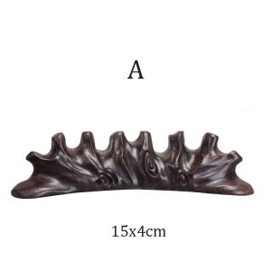 Writing Brush Writing Root Carving Support Wooden Hanging