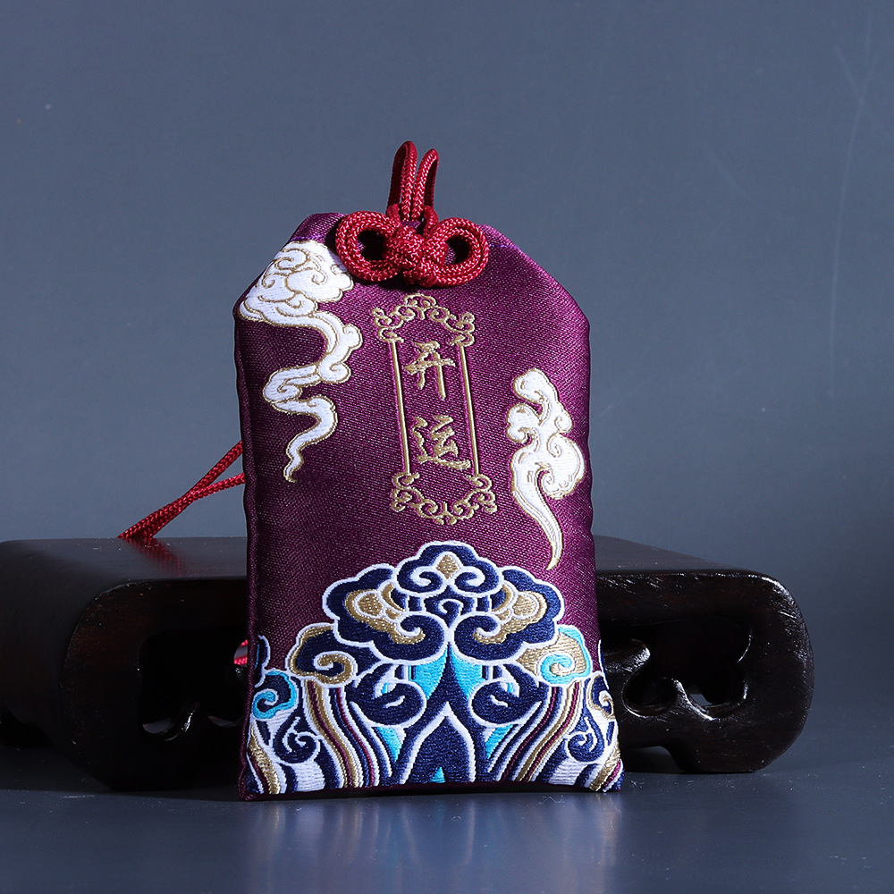 Embroidered Chinese Style Symbol Blessing Sachet Pendant - Image 8