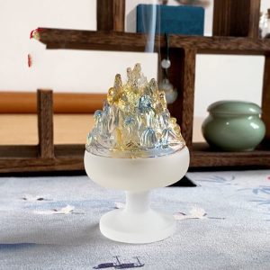 Small Size Colored Cone Incense Glaze Boshan Furnace Household