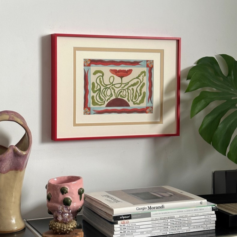 Man Garden Chinese Ancient Style Living Room Decorative Painting - Image 5