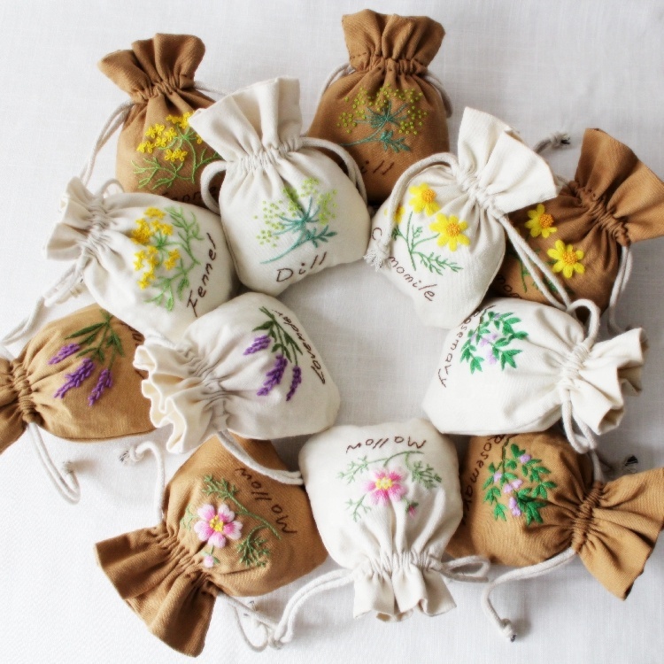 Handmade DIY Embroidery Sachet Material Pack - Image 4