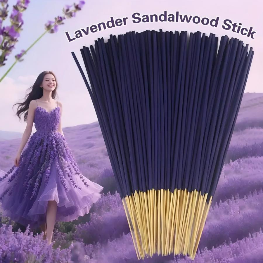 Creative Household Lavender Bamboo Stick Incense 22cm Aromatherapy Sticks - Image 4