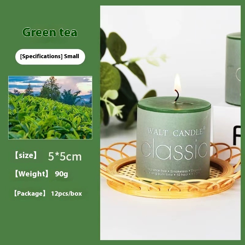 Cylindrical Color Aromatherapy Candle Brilliant Fragrance Candle Smokeless Candles - Image 9