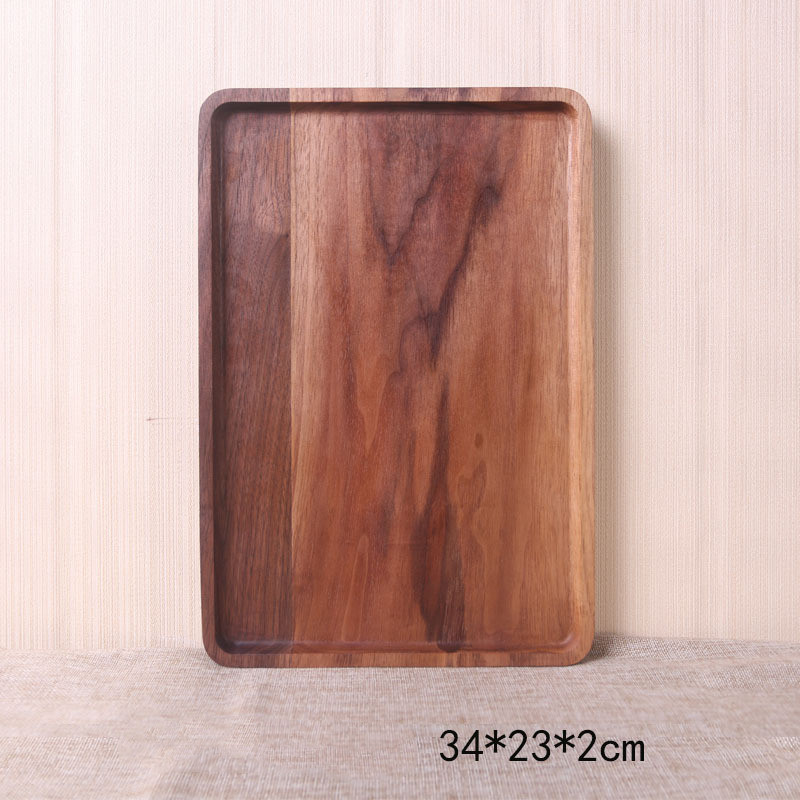 Walnut rectangular tray tray tea tray dessert - Image 8