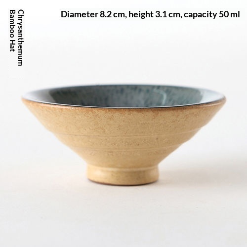 Zisha Ceramic Masters Tenmoku Glazed Kiln Change Gongfu Teacup - Image 4