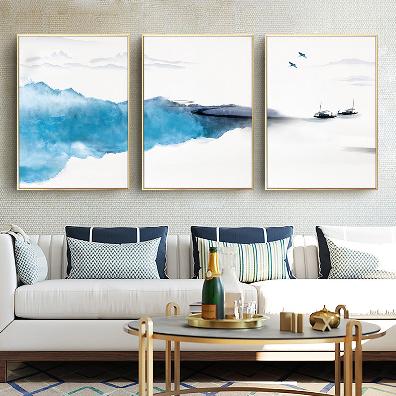 Abstract Modern Home Living Room Decorative Painting New Chinese Style