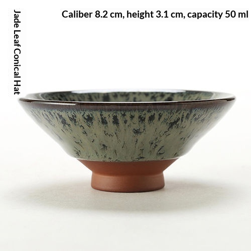 Zisha Ceramic Masters Tenmoku Glazed Kiln Change Gongfu Teacup - Image 3