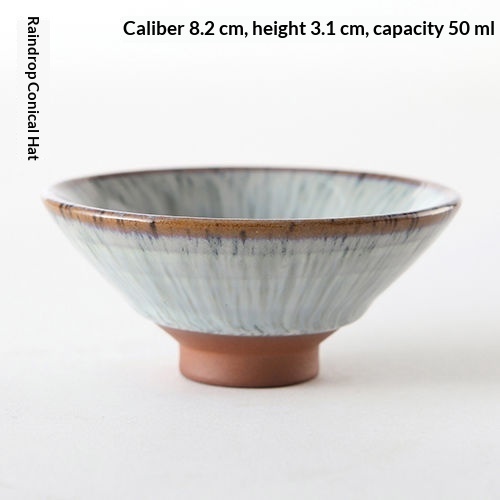 Zisha Ceramic Masters Tenmoku Glazed Kiln Change Gongfu Teacup - Image 10
