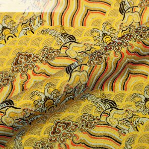 Brocade Fabric With Gold Sachet