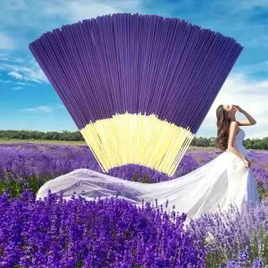 Creative Household Lavender Bamboo Stick Incense 22cm Aromatherapy Sticks