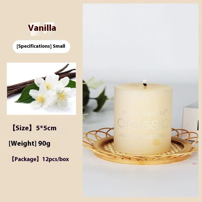 Cylindrical Color Aromatherapy Candle Brilliant Fragrance Candle Smokeless Candles - Image 3