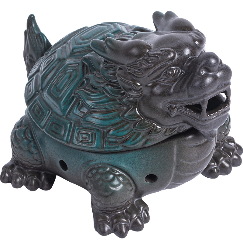 Dragon Turtle Ceramic Incense Coil Burner Tea Table Decoration Incense Ornaments - Image 6