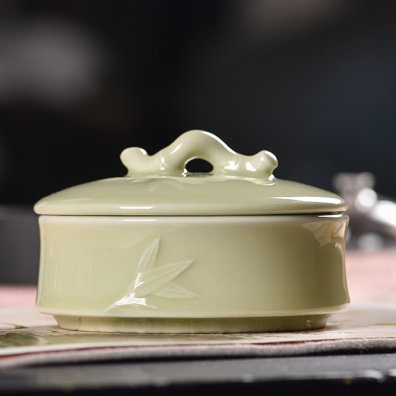 Multifunctional Calligraphy Brush Hot Pot Inkstone Ceramic - Image 6