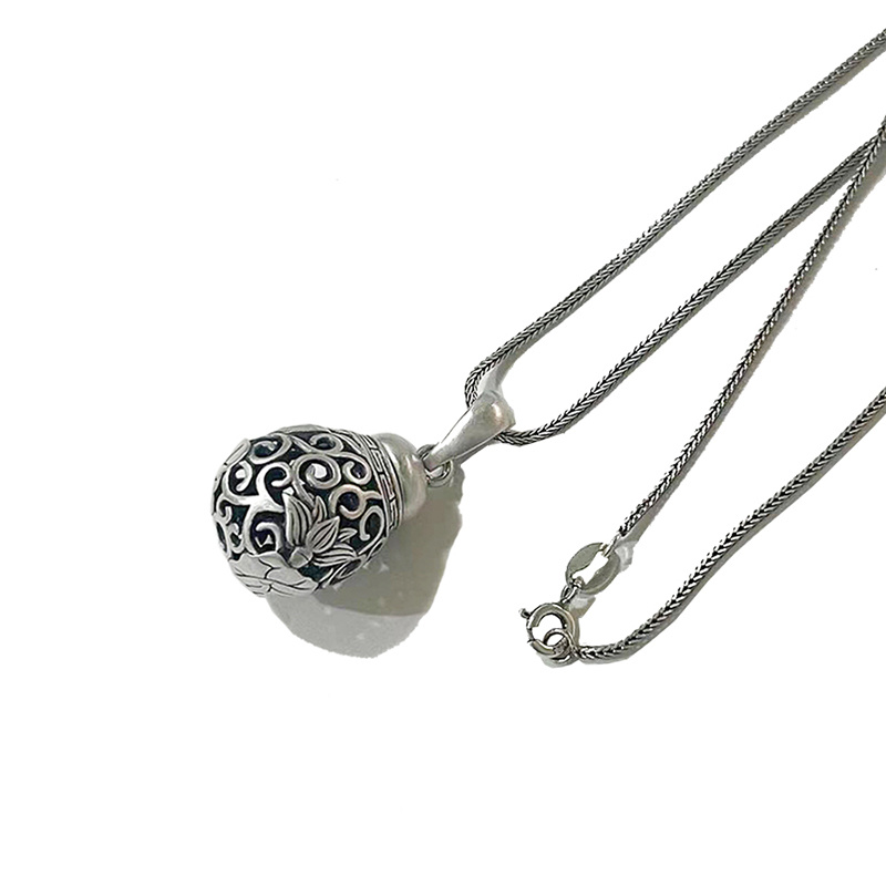 Openwork Sachet Pendant Lotus Hollow Openable - Image 3