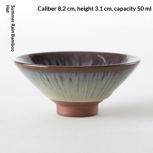 Zisha Ceramic Masters Tenmoku Glazed Kiln Change Gongfu Teacup - Image 6