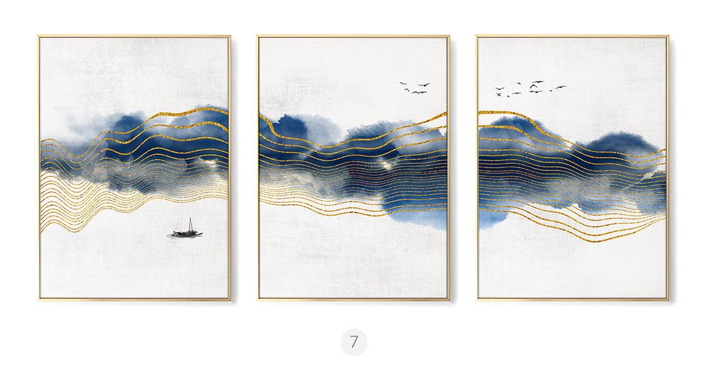Abstract Modern Home Living Room Decorative Painting New Chinese Style - Image 10