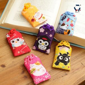 Talisman And Japanese Style Lucky Bag Cartoon Sachet Fortune Attracting Incense Pouch