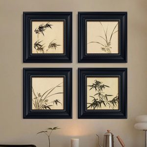 New Chinese Style Living Room French Decorative Painting